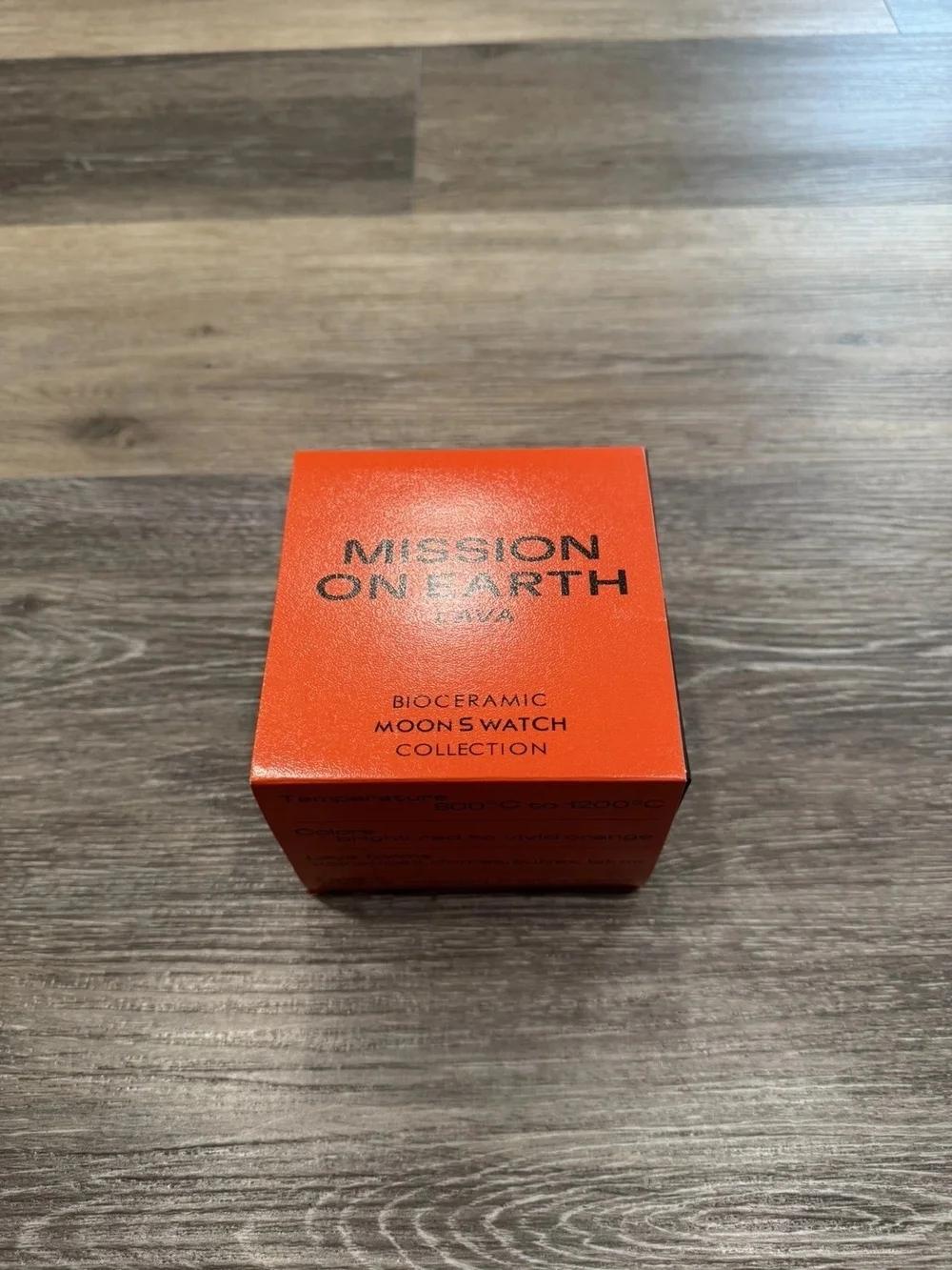 Swatch x Omega Bioceramic Moonswatch Mission To Earth LAVA Brand New Fast Ship